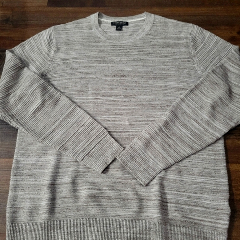 Banana Republic Gray Men's Sweater